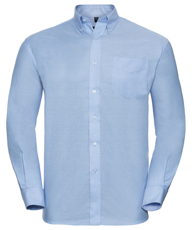 Long sleeve easycare Oxford shirt