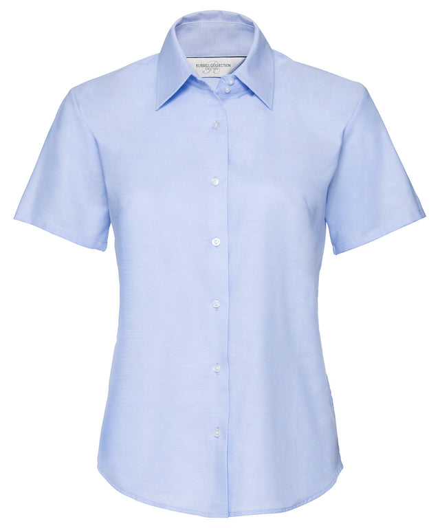 Women's short sleeve Oxford shirt