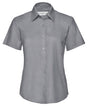 Women's short sleeve Oxford shirt