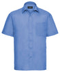 Short sleeve polycotton easycare poplin shirt