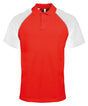 Polo baseball contrast polo shirt