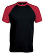 Baseball Short-sleeved two-tone T-shirt