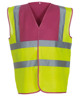 Hi-vis 2-band-and-braces waistcoat (HVW100)