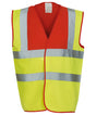 Hi-vis 2-band-and-braces waistcoat (HVW100)