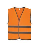 Hi-vis reflective border kids waistcoat (HVW102CH)