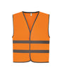 Hi-vis reflective border kids waistcoat (HVW102CH)