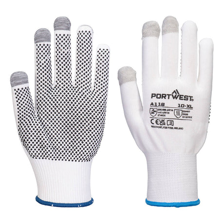 Grip 13 PVC Dotted Touchscreen Glove (Pk12)