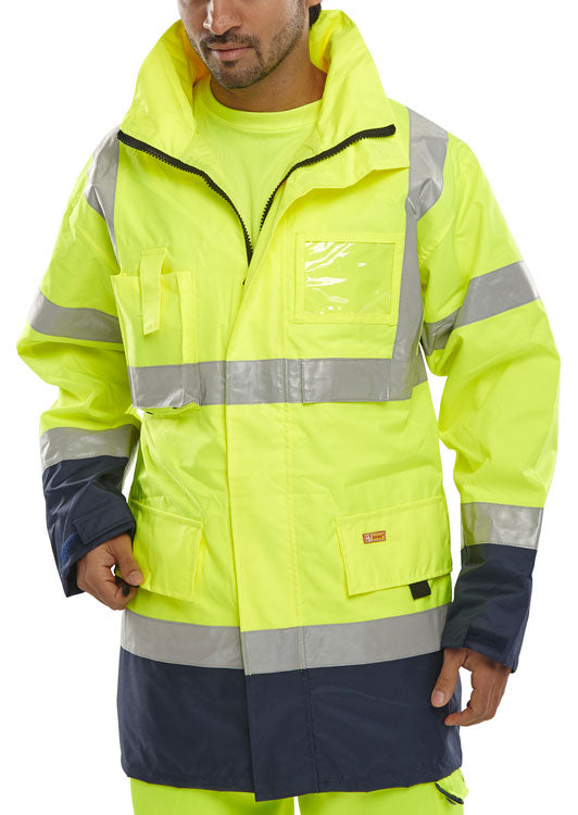 TWO TONE BREATHABLE TRAFFIC JACKET