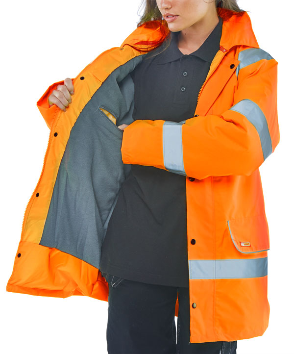 FLEECE LINED TRAFFIC JACKET