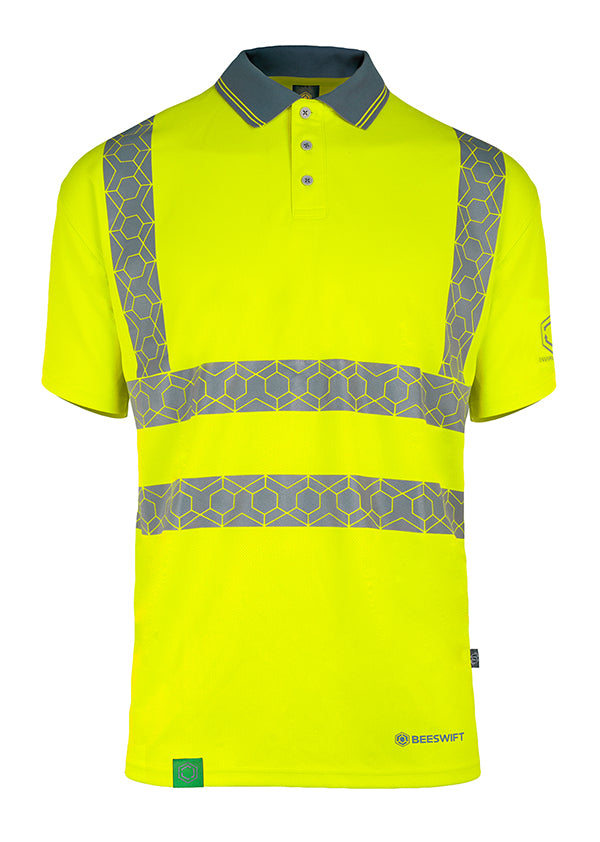 ENVIROWEAR HI-VIS POLO SHIRT SHORT SLEEVE