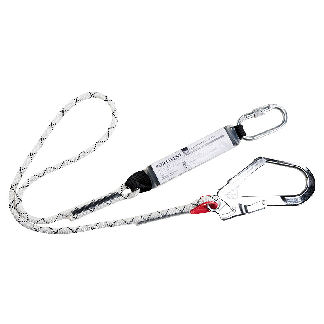 Single Kernmantle 1.8m Lanyard With Shock Absorber