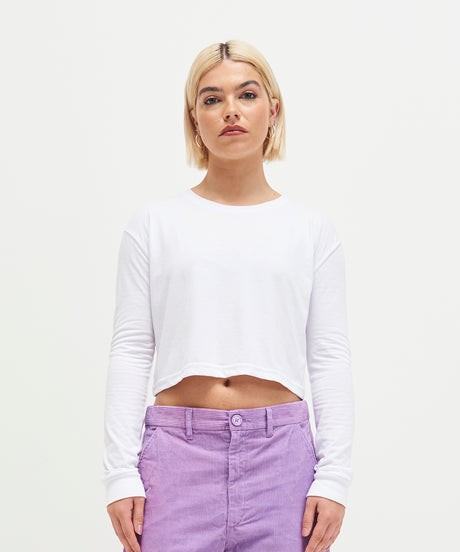 Women's long sleeve cropped T