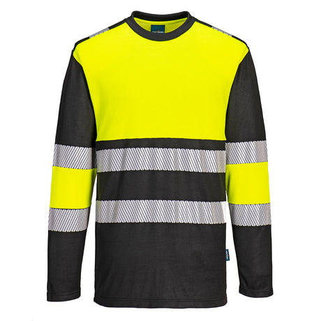 PW3 Hi-Vis Cotton Comfort Class 1 T-Shirt L/S 