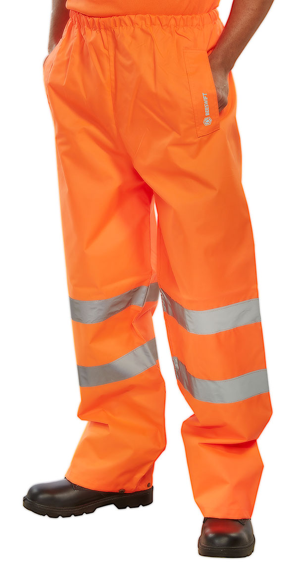 PADDED THERMAL LINED EN ISO 20471 RAIN TROUSER