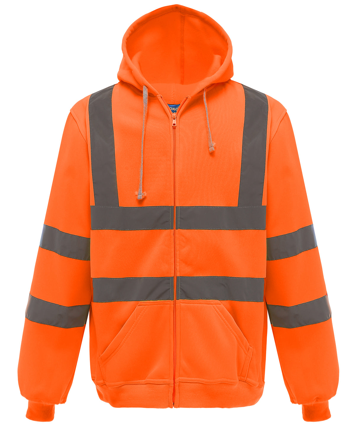 Hi-vis zip hoodie (HVK07)