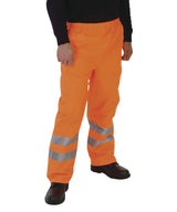 Hi-vis waterproof overtrousers (HVS462)