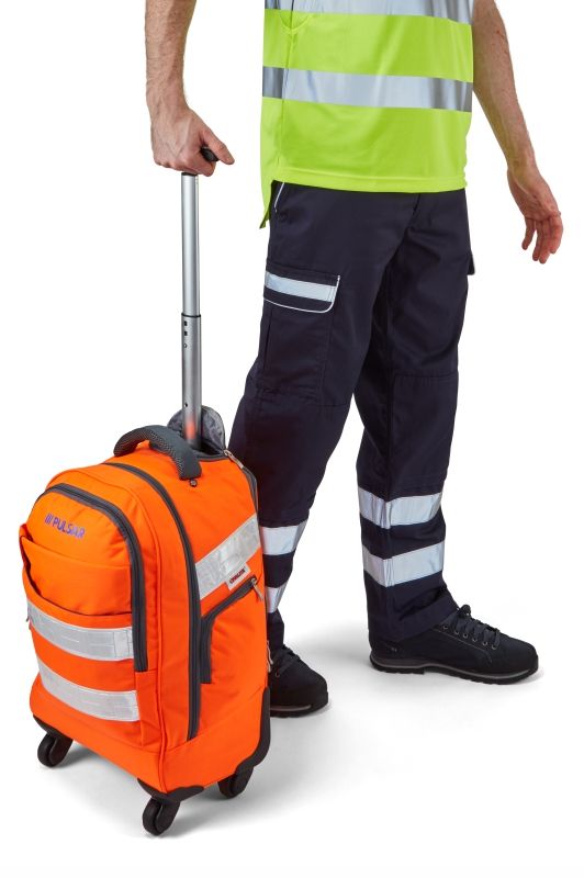 PULSAR HV ORANGE TROLLEY BACK PACK