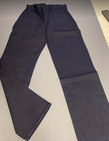 Retro Work Trouser 100% Cotton Navy 28" Waist