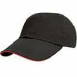 Junior Low-Profile Heavy Brushed Cotton Cap With Sandwich Peak