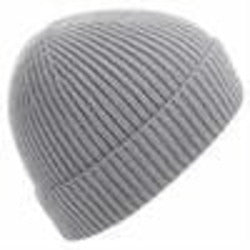 Engineered Knit Ribbed Beanie