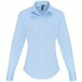 Women's Stretch Fit Cotton Poplin Long Sleeve Blouse