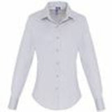 Women's Stretch Fit Cotton Poplin Long Sleeve Blouse