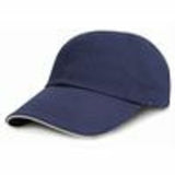 Junior Low-Profile Heavy Brushed Cotton Cap With Sandwich Peak