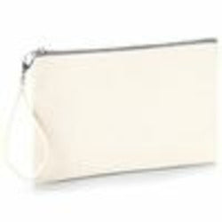 Canvas Wristlet Pouch