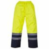 Hi-Vis Waterproof Overtrousers (Hvs463)