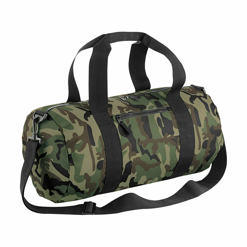 Camo Barrel Bag