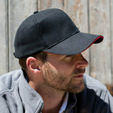 Pro-Style Heavy Cotton Cap With Sandwich Peak