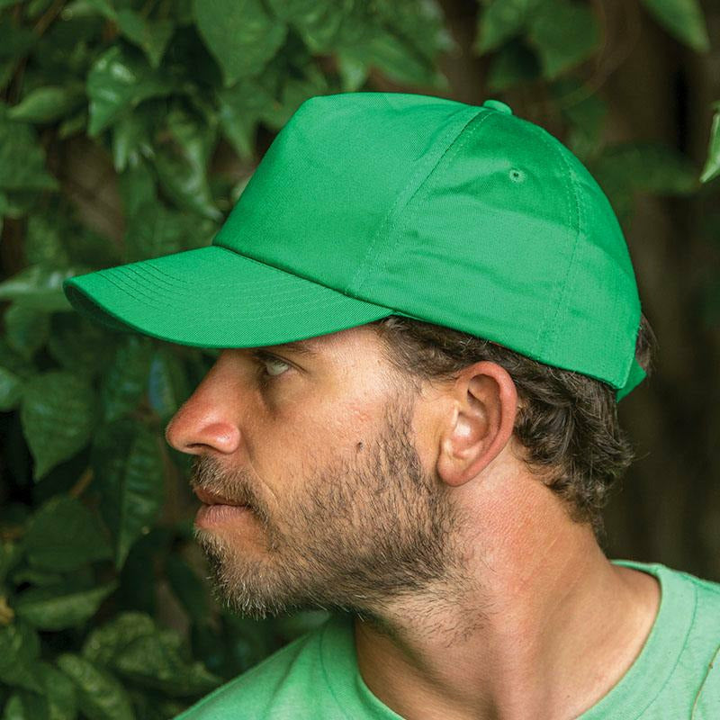 Boston 5-panel polycotton printer's cap - Spontex Workwear