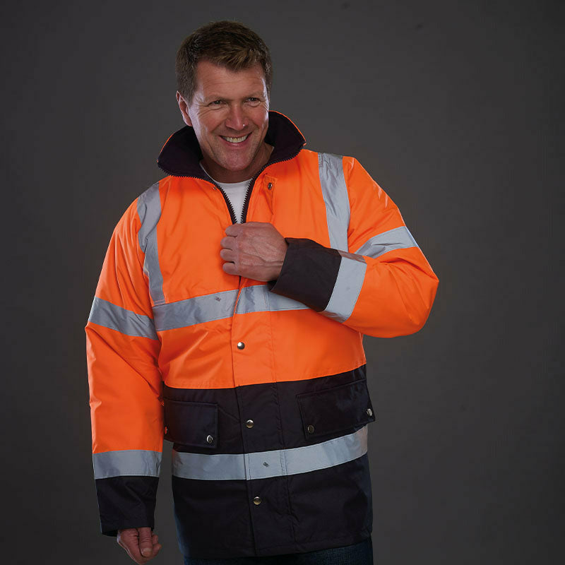 Hi-Vis Two-Tone Motorway Jacket (Hvp302)