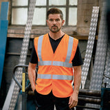 Hi-Vis Flame-Retardant Anti-Static Waistcoat (Hvw100Asfr)