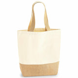 Jute Base Canvas Shopper