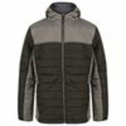 Hooded Contrast Padded Jacket