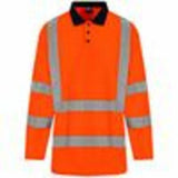 High Visibility Long Sleeve Polo