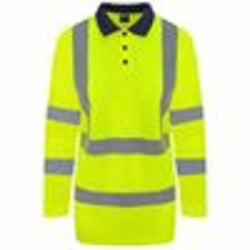 High Visibility Long Sleeve Polo