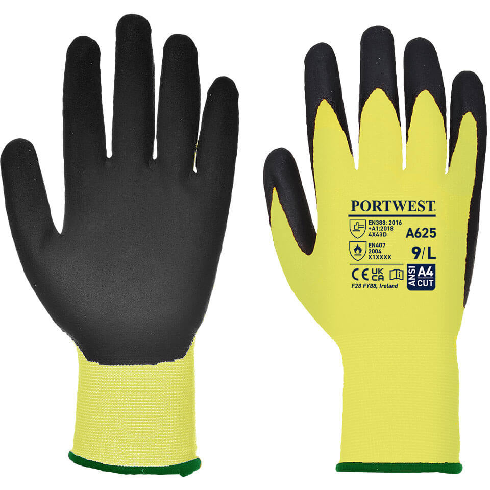 Portwest Vis-Tex Cut Resistant Glove - PU