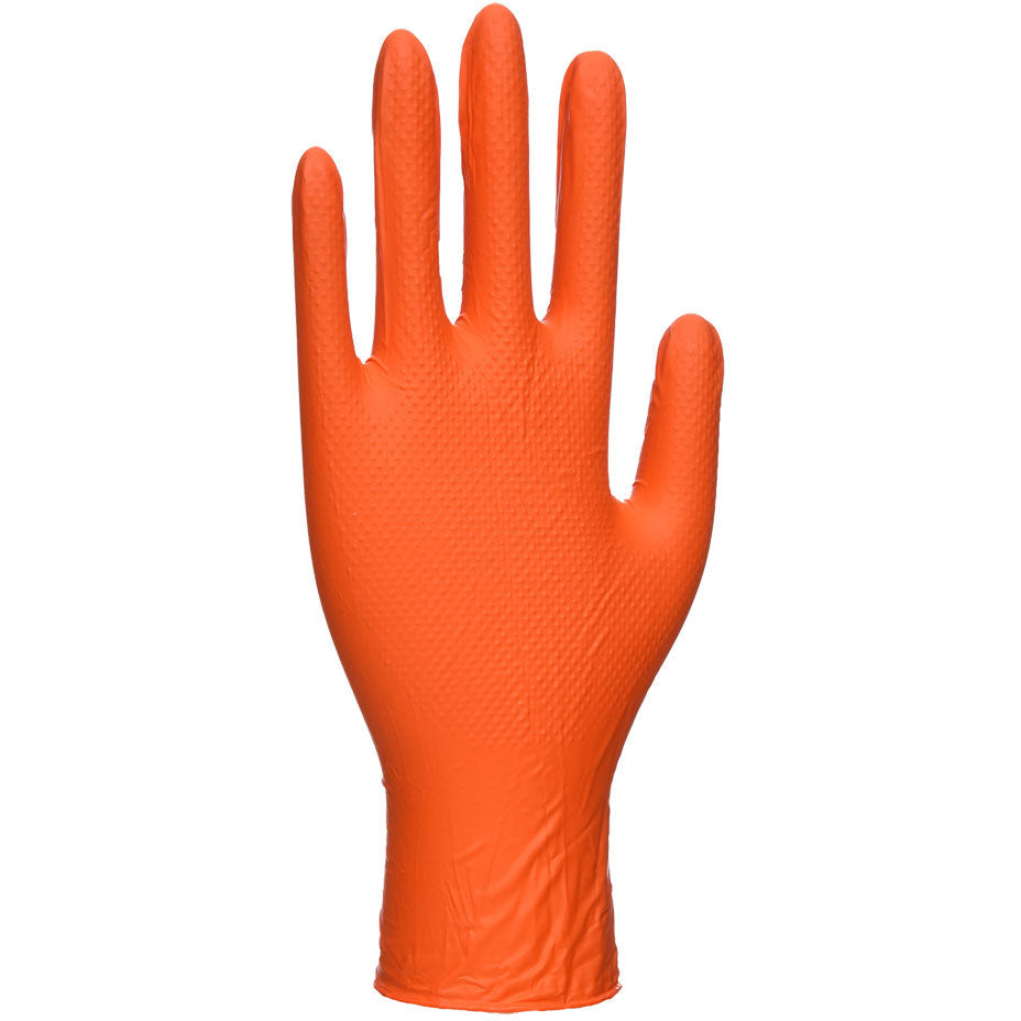 Portwest Orange HD Disposable Glove