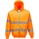 Portwest Hi-Vis Zip Front Hoodie