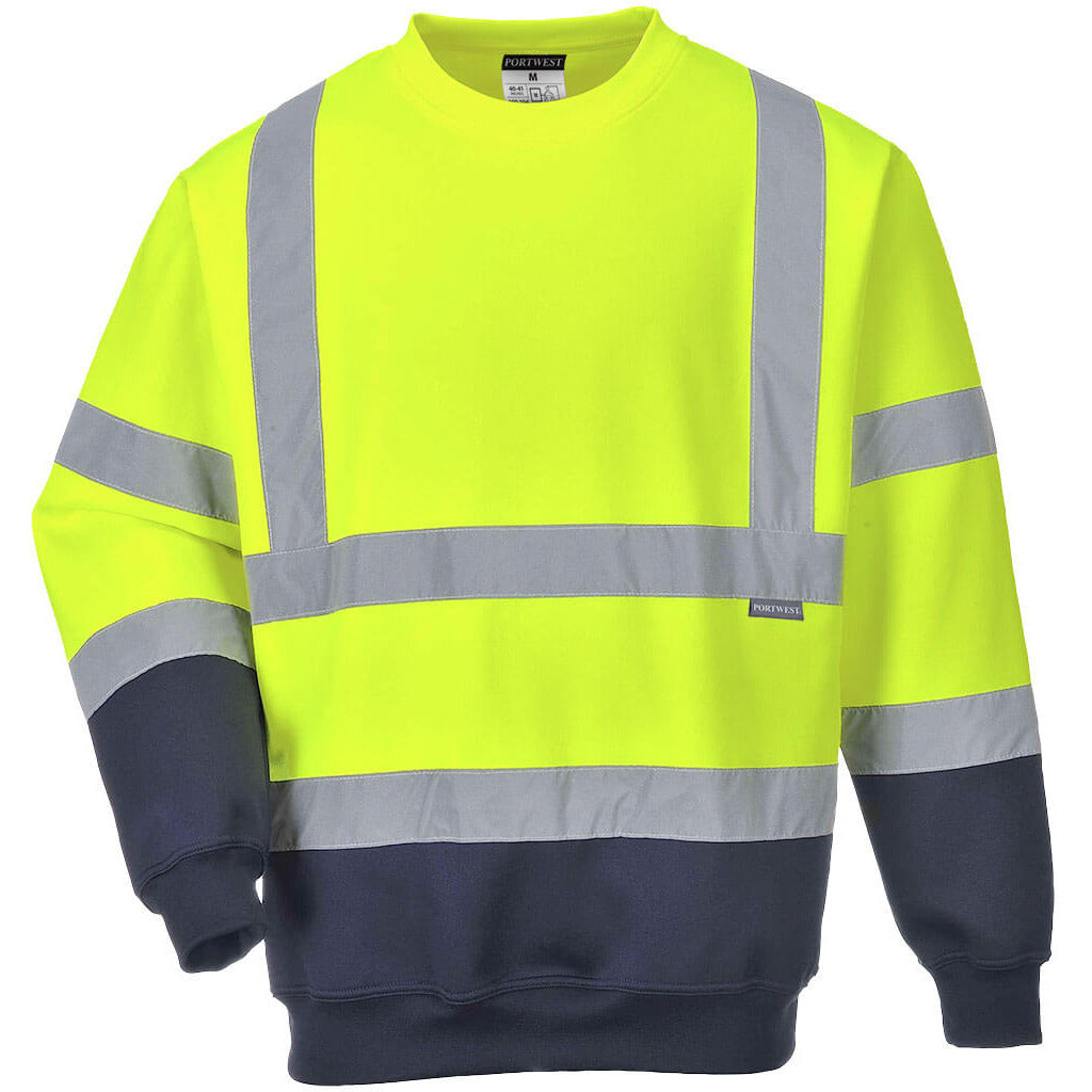 Portwest Two Tone Hi-Vis Sweatshirt