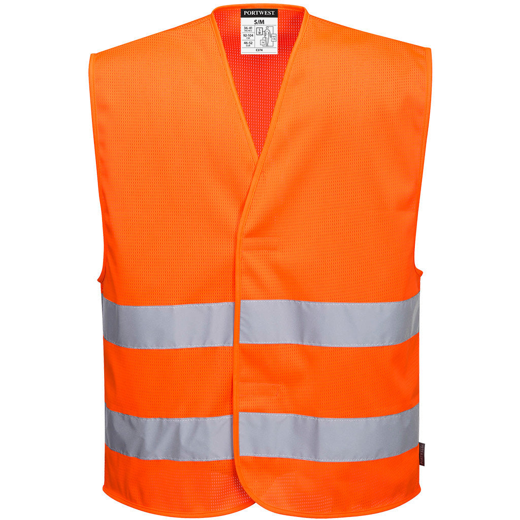 Portwest MeshAir Hi-Vis Two Band Vest