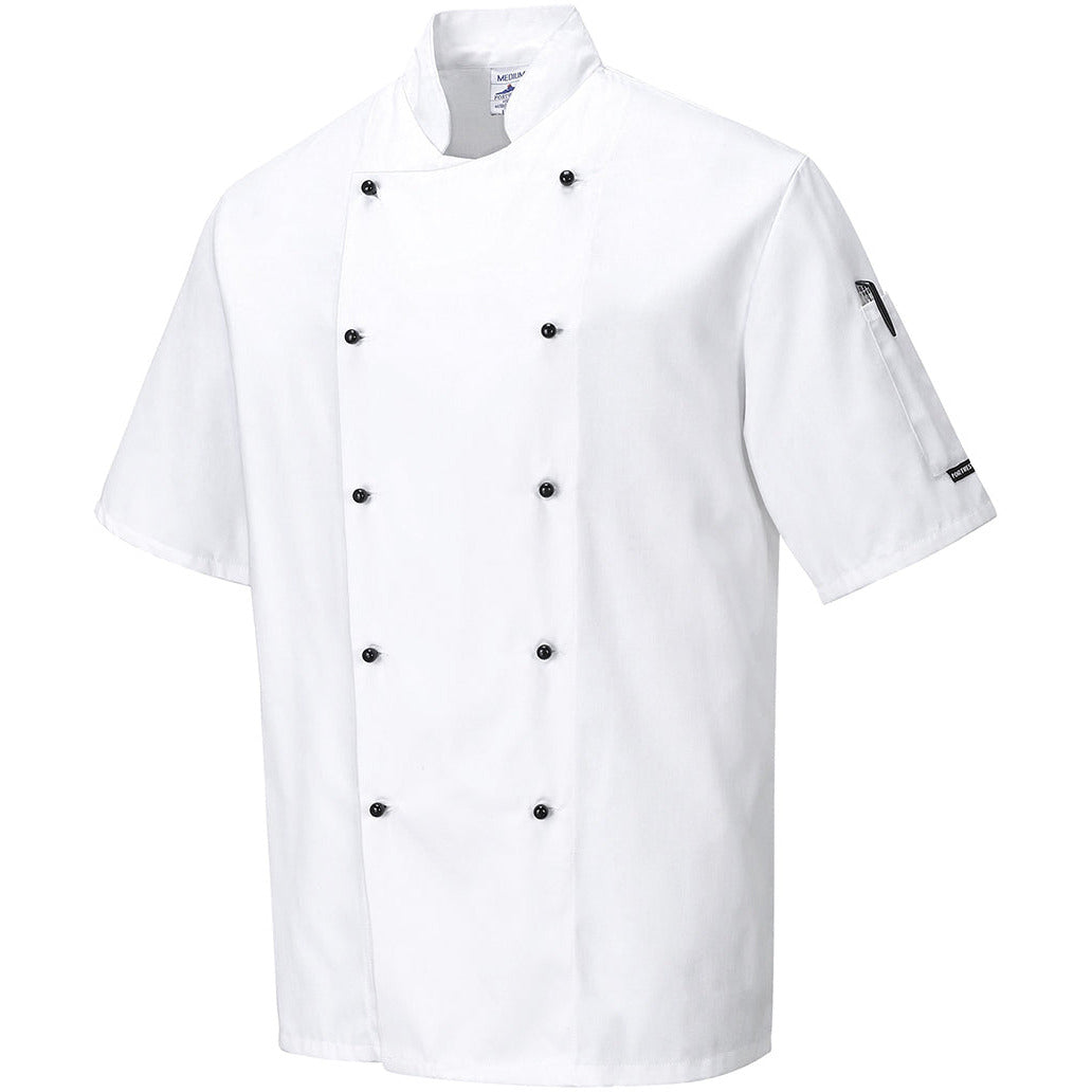 Portwest Kent Chefs Jacket S/S