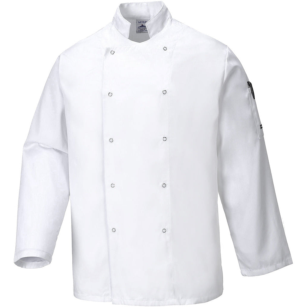 Portwest Suffolk Chefs Jacket L/S