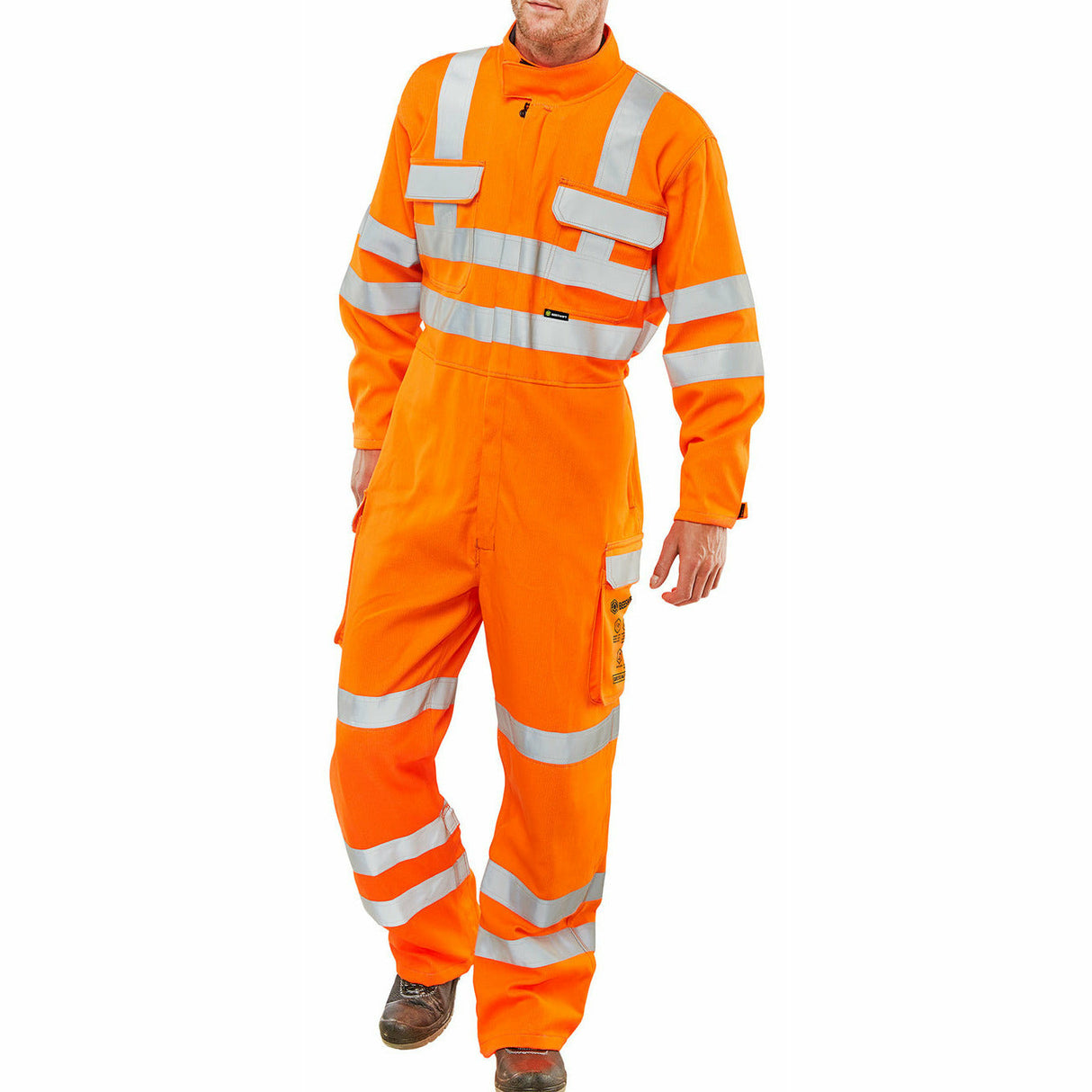 Orange Arc Compliant Ris Coverall