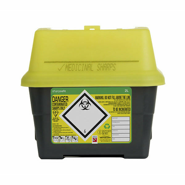 Sharp Safe Sharps Bin 2Ltr