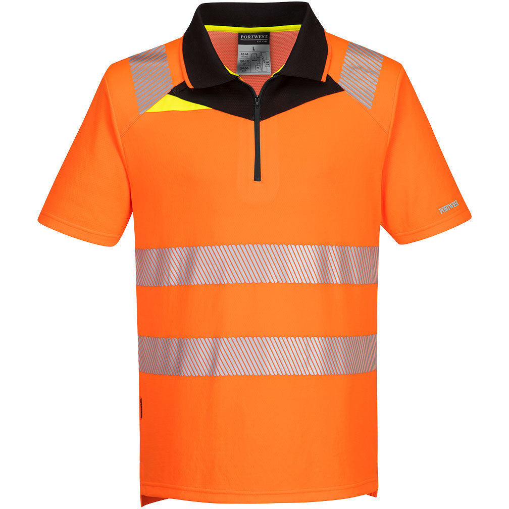 Portwest DX4 Hi-Vis Polo Shirt S/S