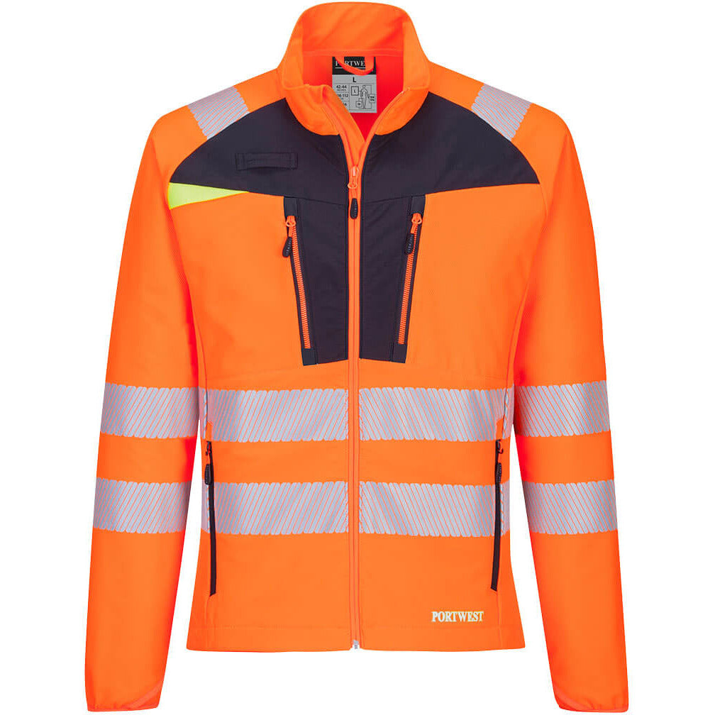 Portwest DX4 Hi-Vis Zip Base Layer