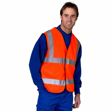 Bseen En Iso 20471 Vest Orange (Bulk Pack)